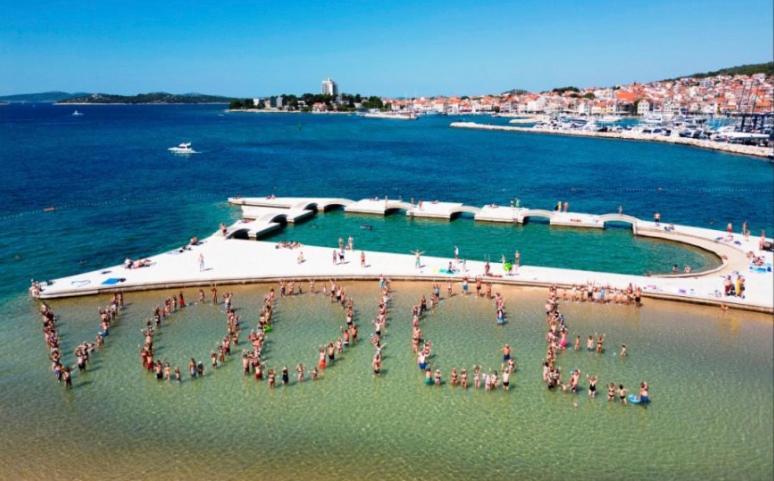 Azul Vodice Apartment ภายนอก รูปภาพ